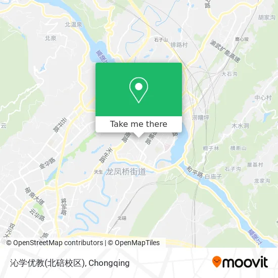 沁学优教(北碚校区) map