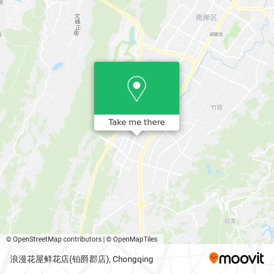浪漫花屋鲜花店(铂爵郡店) map