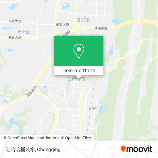 哇哈哈桶装水 map