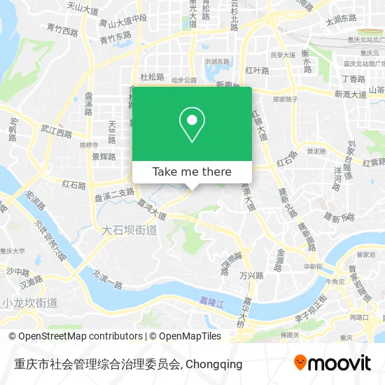 重庆市社会管理综合治理委员会 map