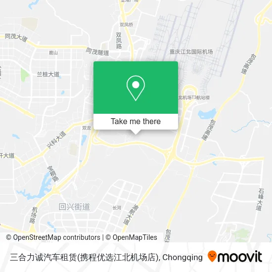 三合力诚汽车租赁(携程优选江北机场店) map