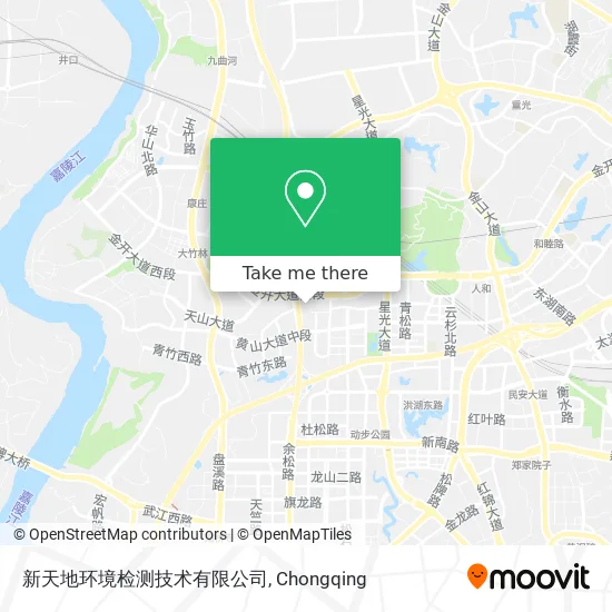 新天地环境检测技术有限公司 map