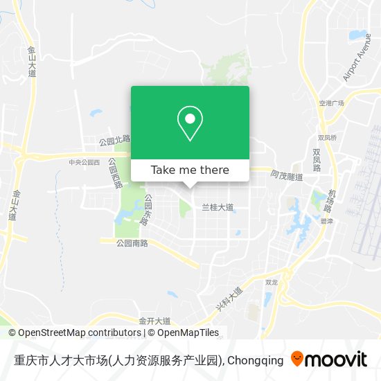 重庆市人才大市场(人力资源服务产业园) map