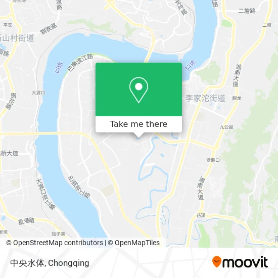 中央水体 map