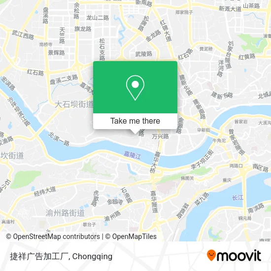 捷祥广告加工厂 map