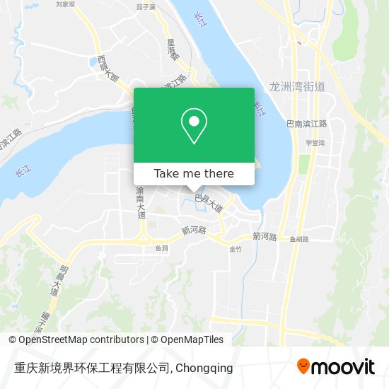重庆新境界环保工程有限公司 map