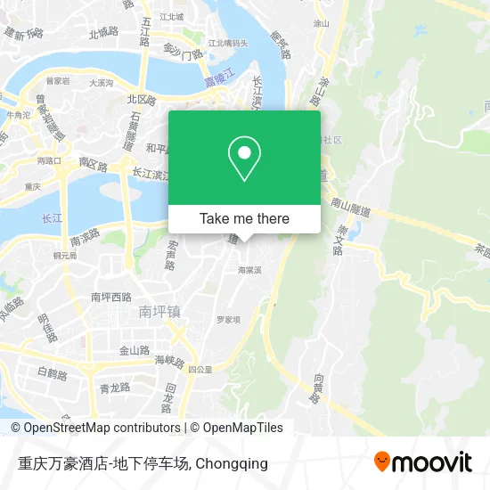 重庆万豪酒店-地下停车场 map