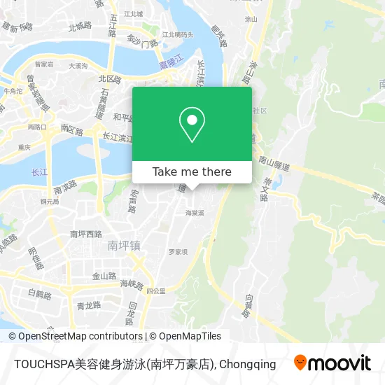TOUCHSPA美容健身游泳(南坪万豪店) map