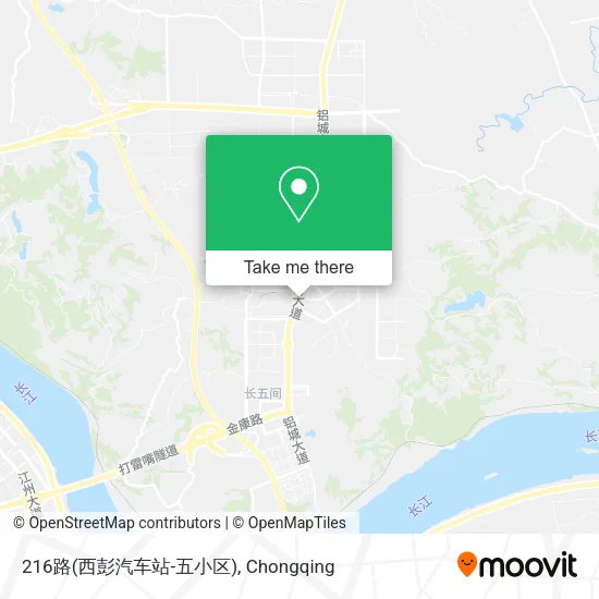216路(西彭汽车站-五小区) map