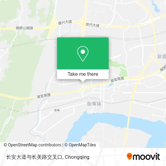 长安大道与长美路交叉口 map