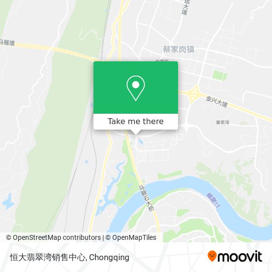恒大翡翠湾销售中心 map