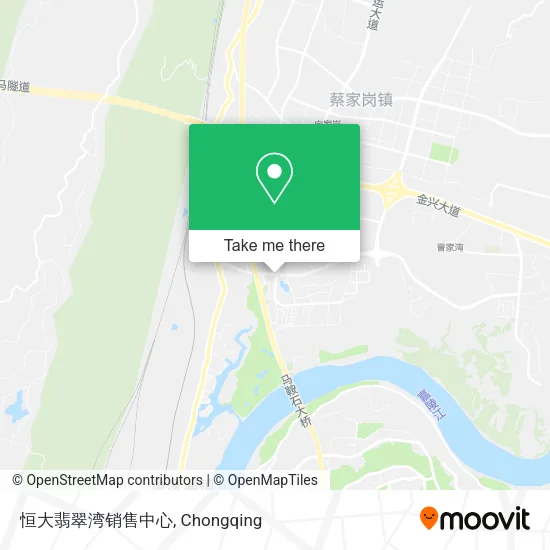 恒大翡翠湾销售中心 map