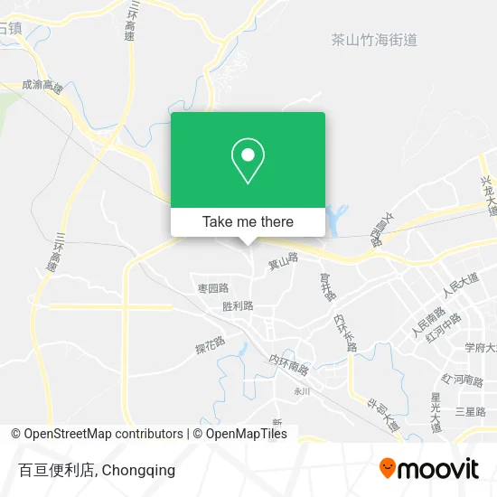 百亘便利店 map