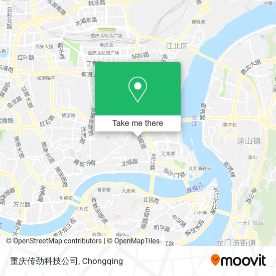 重庆传劲科技公司 map