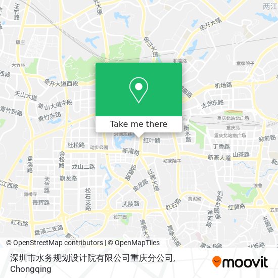 深圳市水务规划设计院有限公司重庆分公司 map