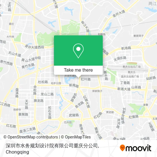 深圳市水务规划设计院有限公司重庆分公司 map