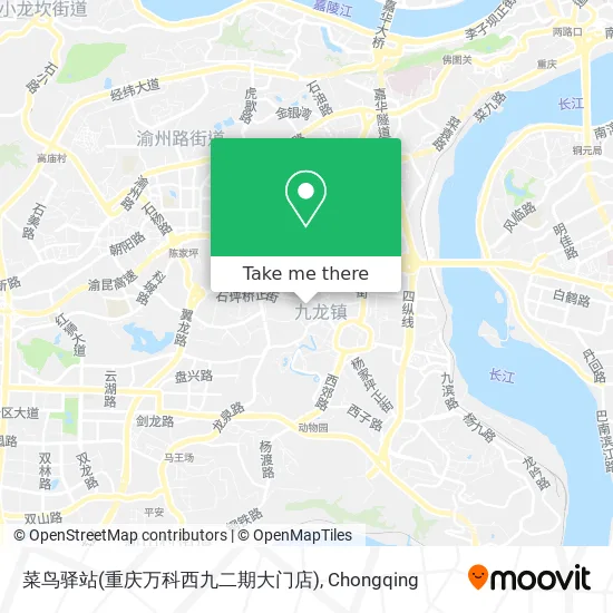 菜鸟驿站(重庆万科西九二期大门店) map