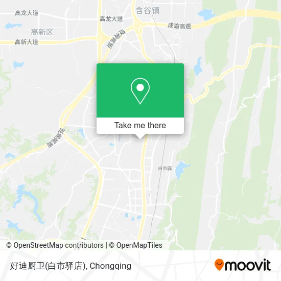 好迪厨卫(白市驿店) map