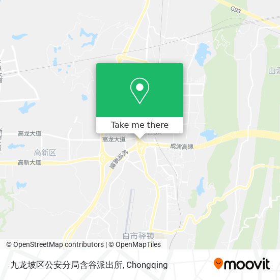 九龙坡区公安分局含谷派出所 map