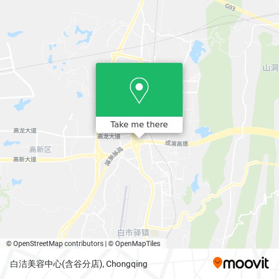 白洁美容中心(含谷分店) map