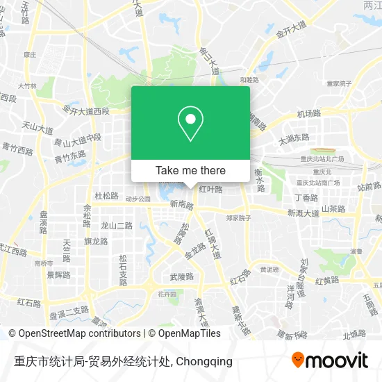 重庆市统计局-贸易外经统计处 map