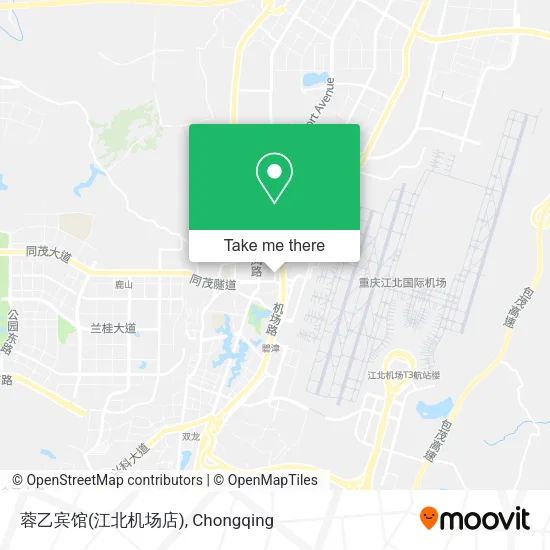 蓉乙宾馆(江北机场店) map