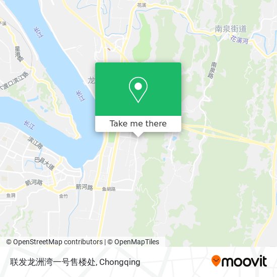 联发龙洲湾一号售楼处 map