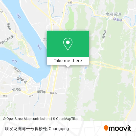 联发龙洲湾一号售楼处 map