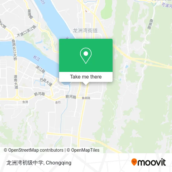 龙洲湾初级中学 map