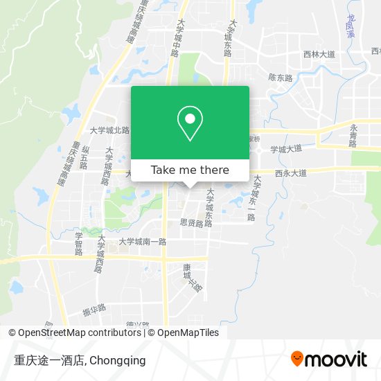 重庆途一酒店 map