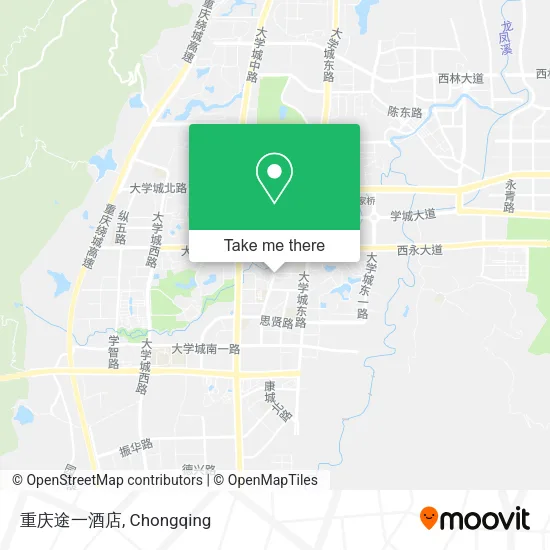 重庆途一酒店 map