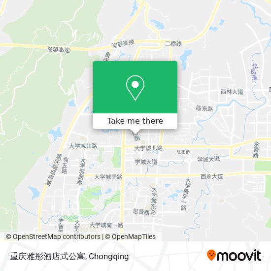 重庆雅彤酒店式公寓 map