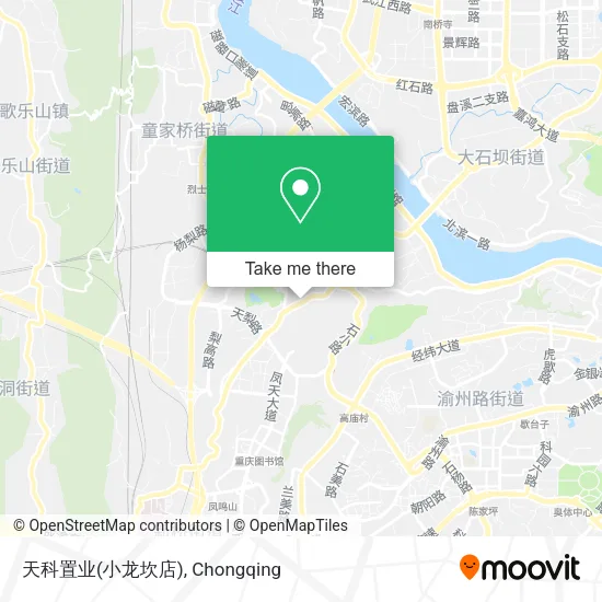 天科置业(小龙坎店) map