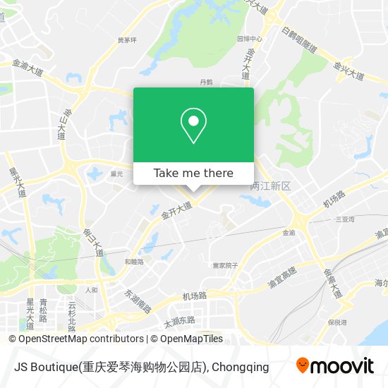 JS Boutique(重庆爱琴海购物公园店) map