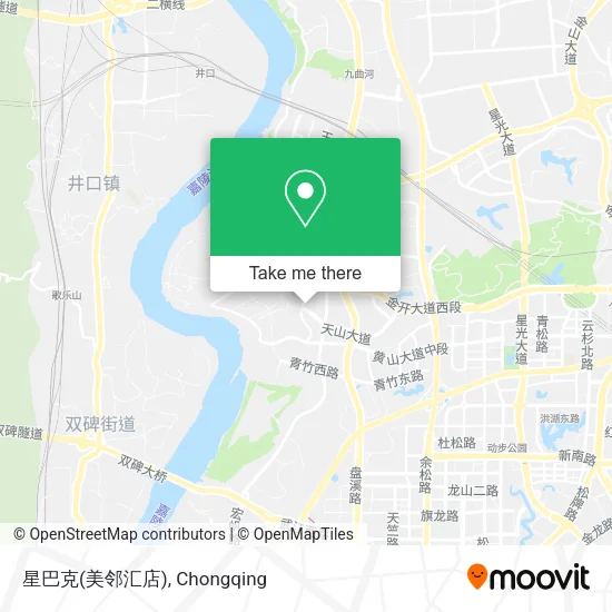 星巴克(美邻汇店) map