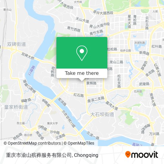 重庆市渝山殡葬服务有限公司 map