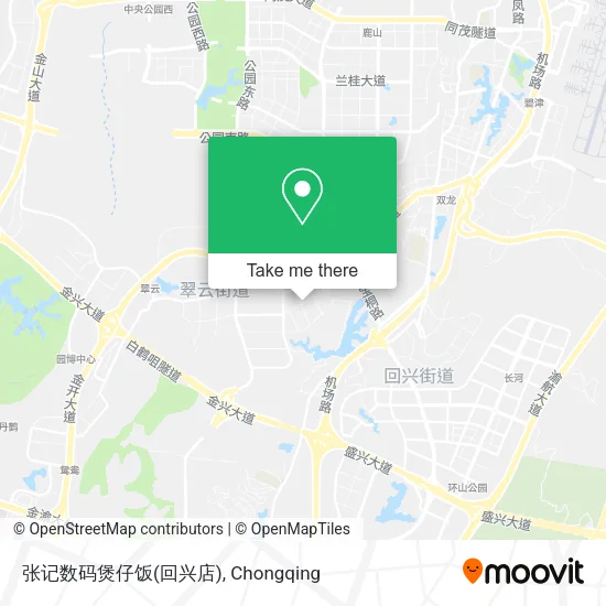 张记数码煲仔饭(回兴店) map