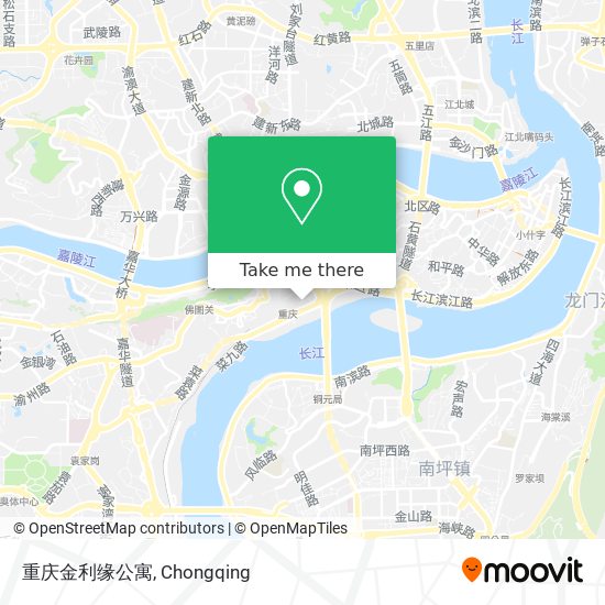 重庆金利缘公寓 map