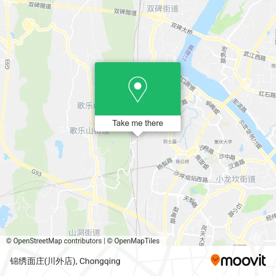 锦绣面庄(川外店) map