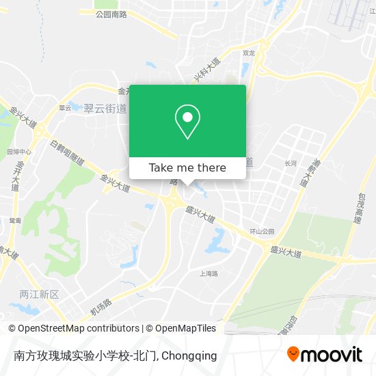 南方玫瑰城实验小学校-北门 map