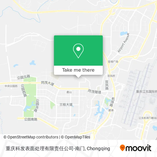 重庆科发表面处理有限责任公司-南门 map