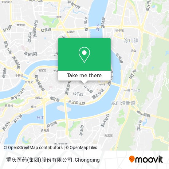 重庆医药(集团)股份有限公司 map