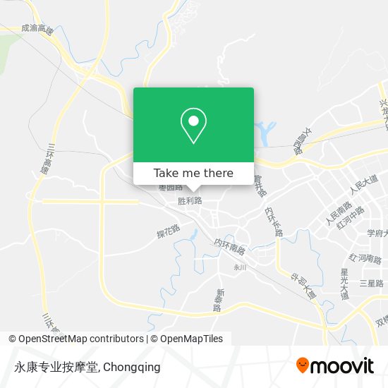 永康专业按摩堂 map