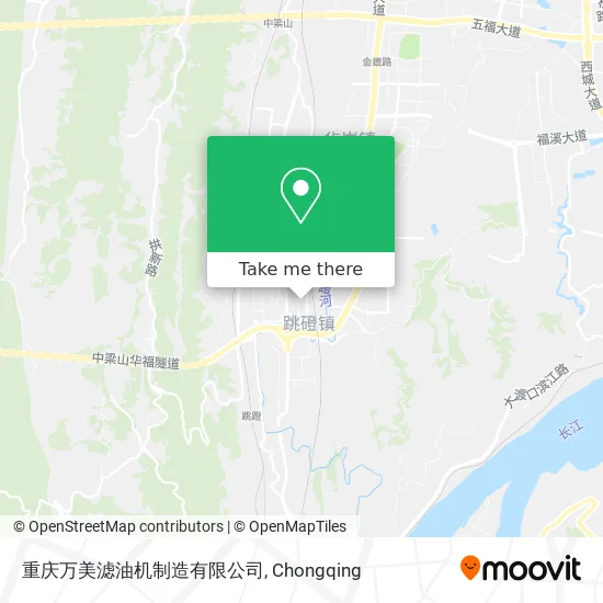 重庆万美滤油机制造有限公司 map