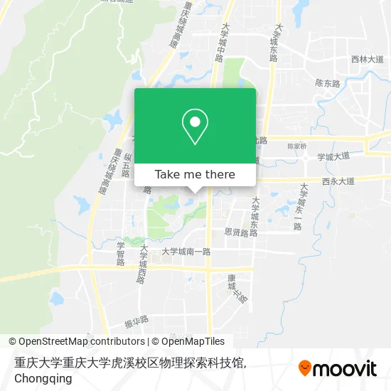 重庆大学重庆大学虎溪校区物理探索科技馆 map