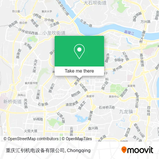 重庆汇钊机电设备有限公司 map