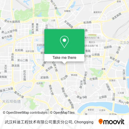 武汉科迪工程技术有限公司重庆分公司 map