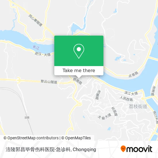 涪陵郭昌毕骨伤科医院-急诊科 map