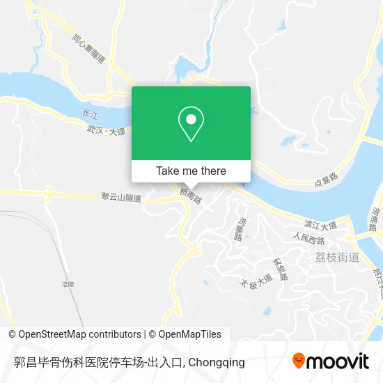郭昌毕骨伤科医院停车场-出入口 map