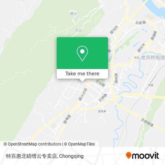 特百惠北碚缙云专卖店 map